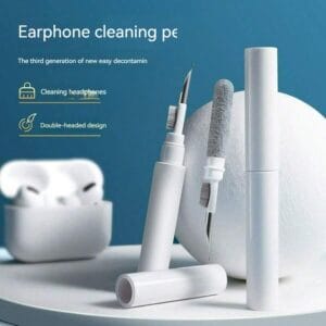 AOMIG Bluetooth Earbuds Cleaning Pen, 3 in 1 Multifunction Cleaner Kit with Soft Brush for Wireless Earphones Bluetooth Headphones Charging Box Accessories, Computer, Keyboard, Camera