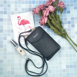 Original PU Leather Clutch Wallet – Crossbody Cell Phone Bag for Women