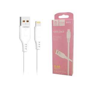 Denmen High Quality D01L IOS USB Cable Fast Charging Syncing Nylon Braided Charger Cable