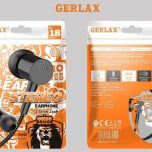 GERLAX EARPHONE 3.5MM JACK -Black