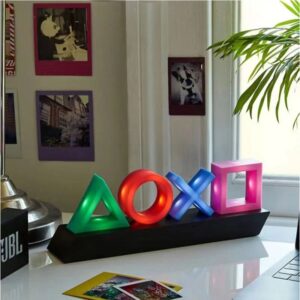 PSS Play-Station Icons Light with 3 Light Modes - Music Reactive Game Room Lighting