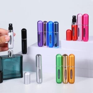 5ml Portable Mini Refillable Perfume Bottle With Spray Scent Pump Travel Empty Cosmetic Containers Spray Atomizer Bottle