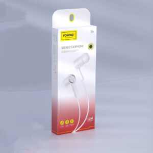 Foneng Earphones T57 with microphone white