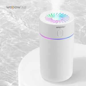WOPOW 7-Color Cup Humidifier – Mini Portable Air Enhancer with Ambient Light