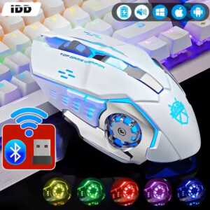 Wireless Gaming Mouse – Dual-Mode, RGB, Up to 2000 DPI
