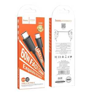 Hoco X88 Type-C to Type-C Fast Charging & Data Cable – 60W Power Delivery
