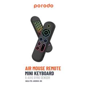 Porodo Air Mouse Remote Mini Keyboard