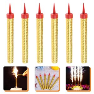 10cm Sparkler Birthday Fountain Candles Fire – 6pcs Pack