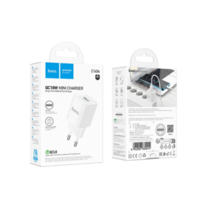 Hoco C145A QC18W Mini Charger + Fast Charging Cable | Micro USB / Type-C | 12-Month Warranty
