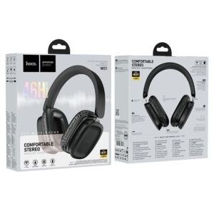 Hoco W51 Delightful Wireless & Wired Headphones – 46H Playtime, BT v5.3, TF Card & AUX Modes
