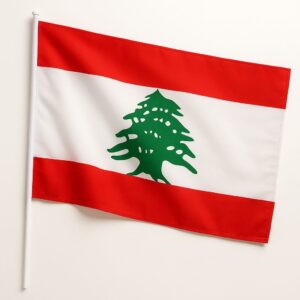 Premium Lebanese Flag – 60×90 cm – Reinforced Stitching & High-Grade Fabric