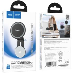 Hoco H93 Magnetic Car Holder | Aluminum Screen Mount & Folding Stand | Guaranteed 1-Year Warranty