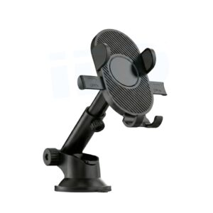 Universal Car Phone Holder | Dashboard & Windshield Mount | 360° Rotation & One-Click Release