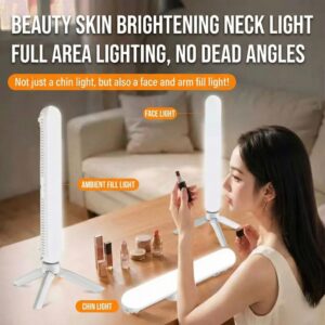 3-in-1 Beauty Skin Brightening Fill Light | Neck, Face & Desk Light | 3-Color Adjustable