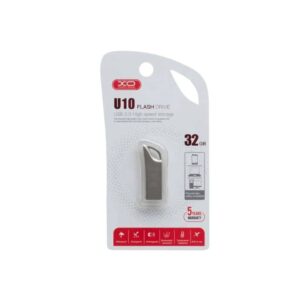 XO U10 32GB High-Speed USB 2.0 Flash Drive – Waterproof Metal Keyring Thumb Drive