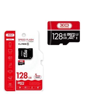 XO 128GB Micro SDXC Memory Card with Adapter – Class 10 High-Speed Flash Card for Dashcams & Phones