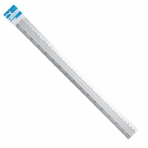 Geometric Tools 40cm / 16-Inch Transparent Plastic Ruler – Dual Scale
