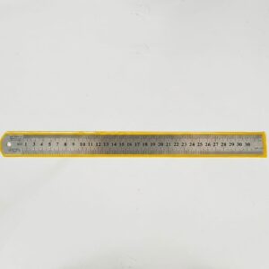 Stainless Steel 30cm Metric Precision Ruler – Metal Straight Edge Cutting Guide